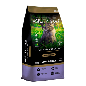 Alimento para gatos esterilizados Agility Gold 1.5 Kg