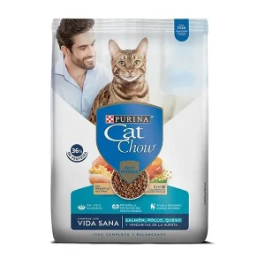 Alimento para gatos Cat Chow sabor salmón, pollo y queso