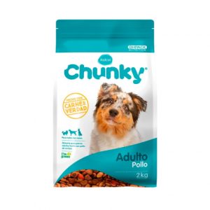Alimento para perros Chunky adulto sabor a pollo